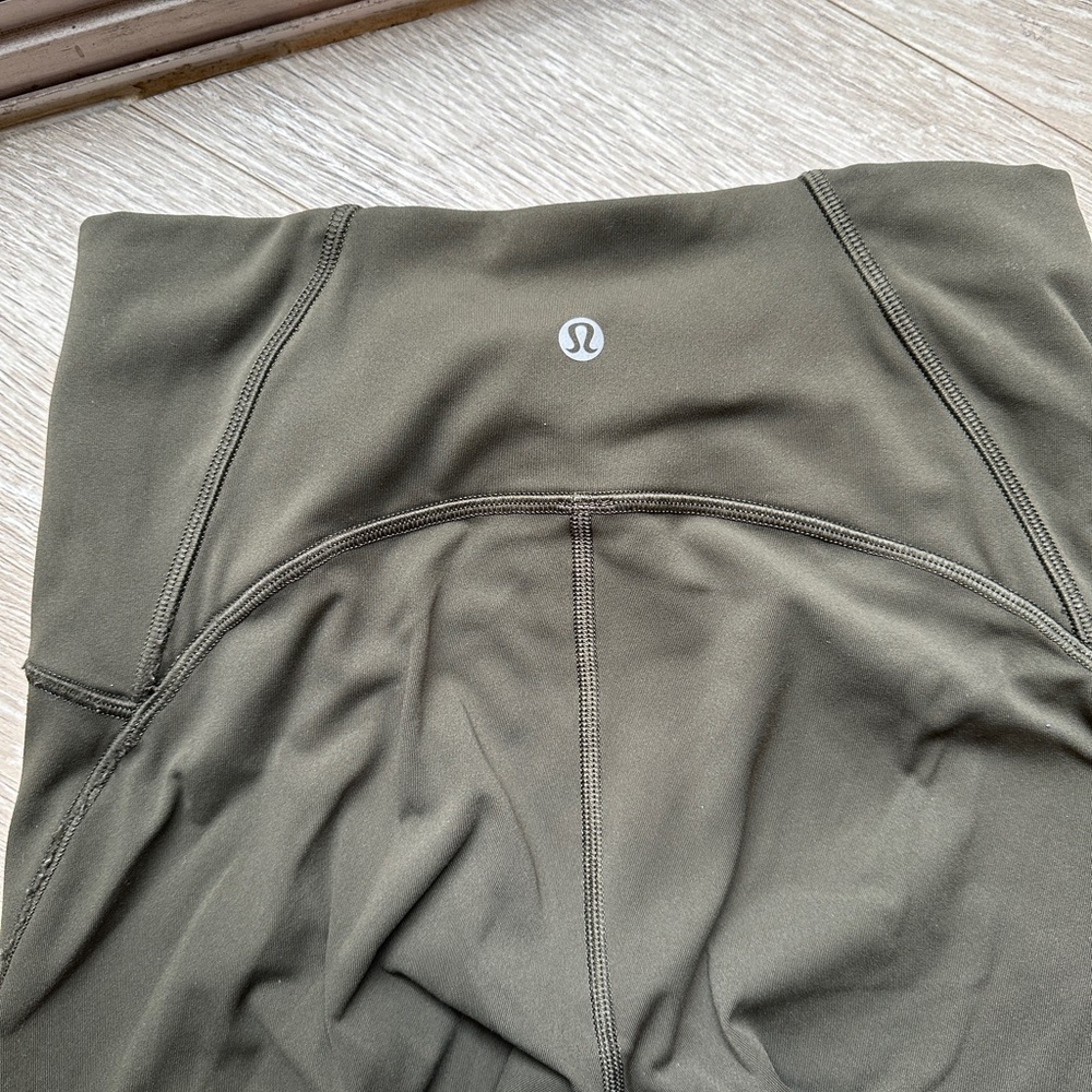 Olive Green Lululemon Leggings size 6